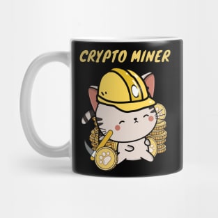 Crypto Miner Tabby Cat Mug